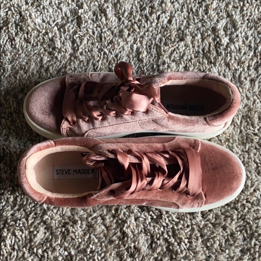 Velvet Steve Madden platforms